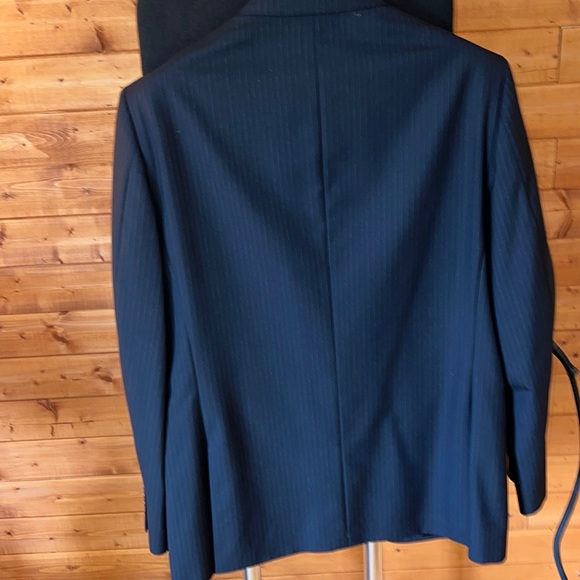 $425 J Crew Ludlow navy pinstripe blazer 42R 100% Wool Loro Piano - Picture 5 of 12